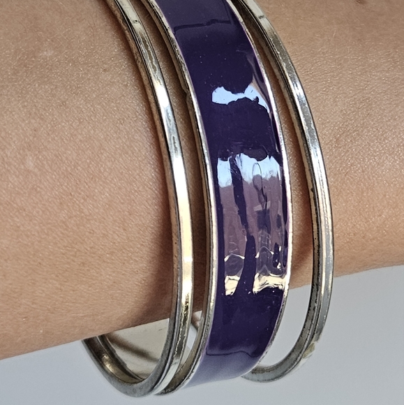 Set of Three Bangle Braclets - Picture 2 of 9